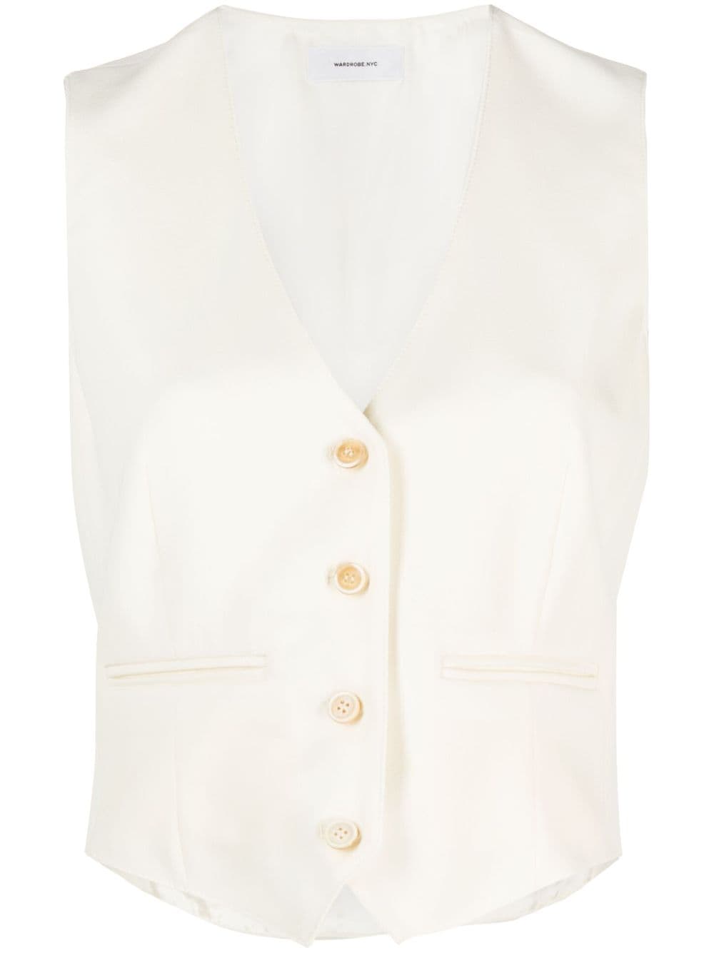 WARDROBE.NYC wool waistcoat - Neutrals von WARDROBE.NYC