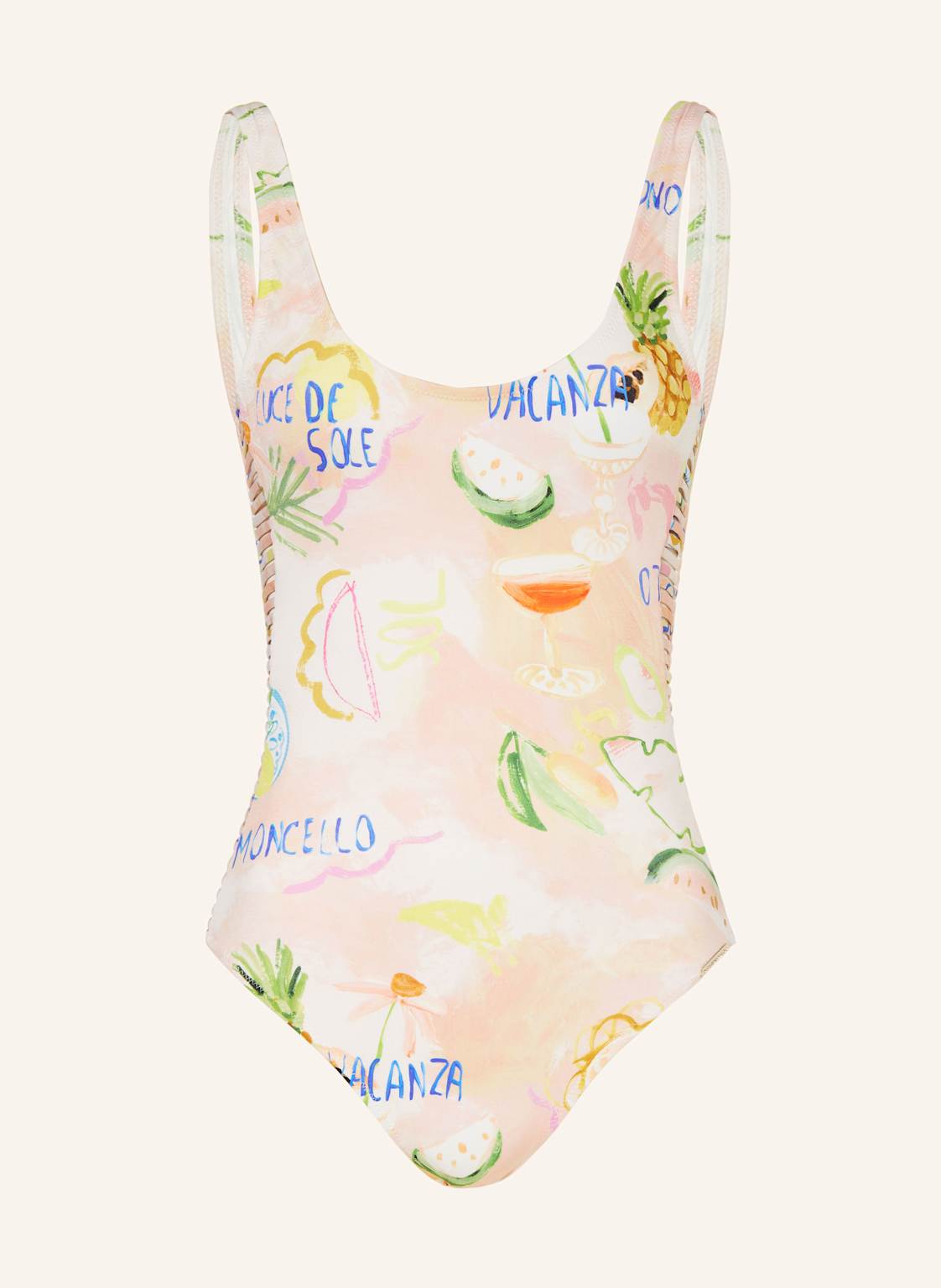 Watercult Badeanzug Vacation Fizz beige Watercult Badeanzug Vacation Fizz beige von WATERCULT