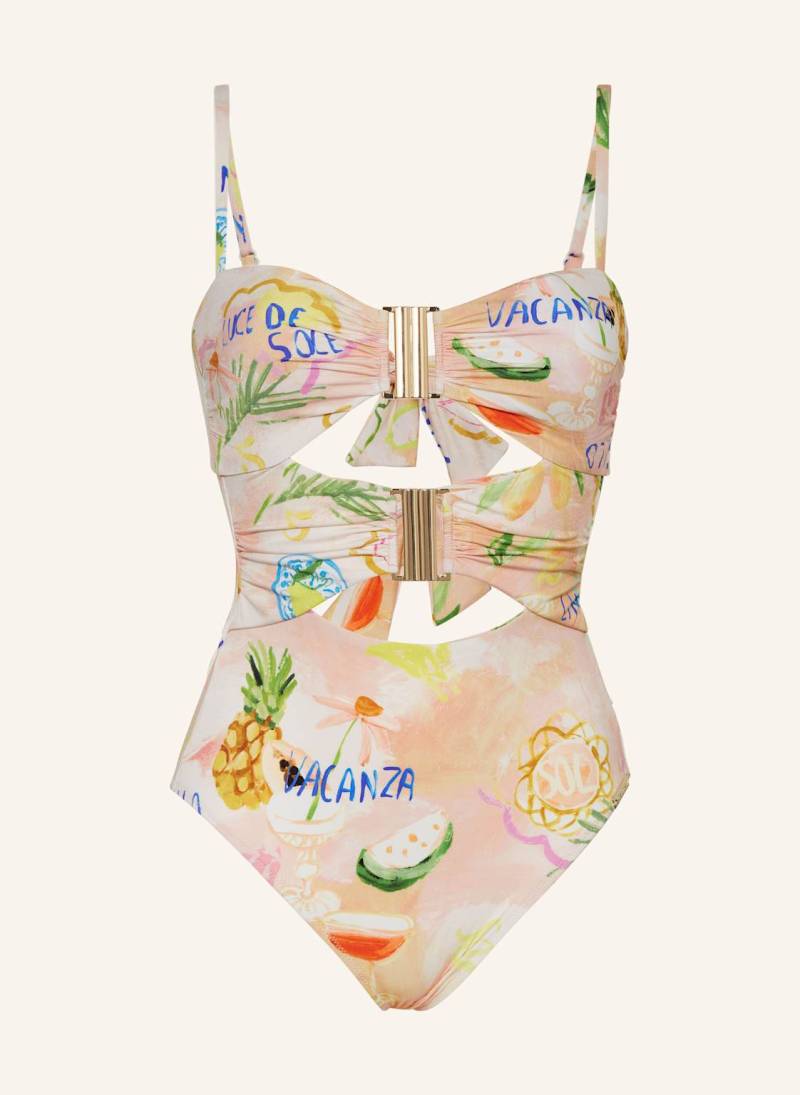 Watercult Badeanzug Vacation Fizz beige von WATERCULT