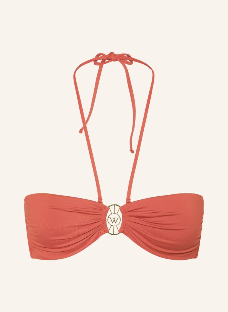 Watercult Bandeau-Bikini-Top The Essentials braun von WATERCULT