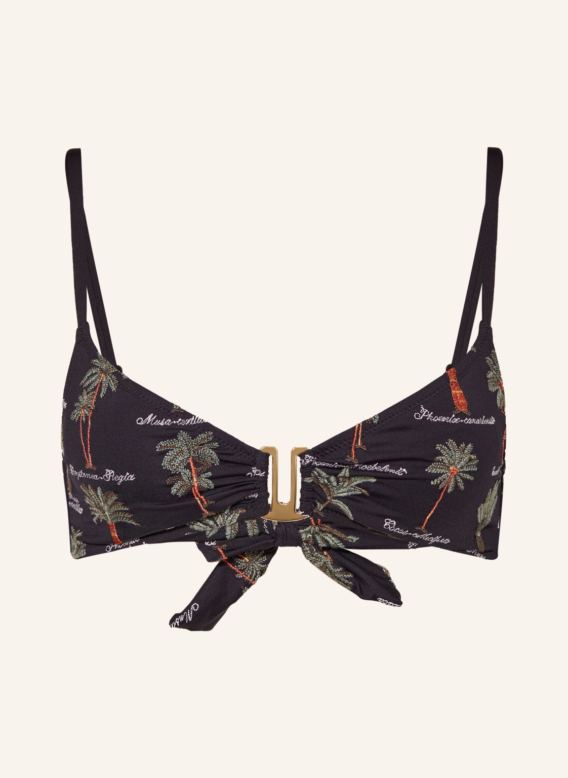 Watercult Bralette-Bikini-Top Art Herbaria schwarz Watercult Bralette-Bikini-Top Art Herbaria schwarz von WATERCULT
