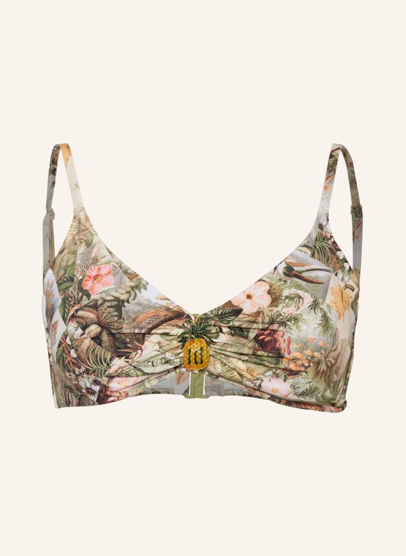 Watercult Bralette-Bikini-Top Lush Utopia gruen von WATERCULT