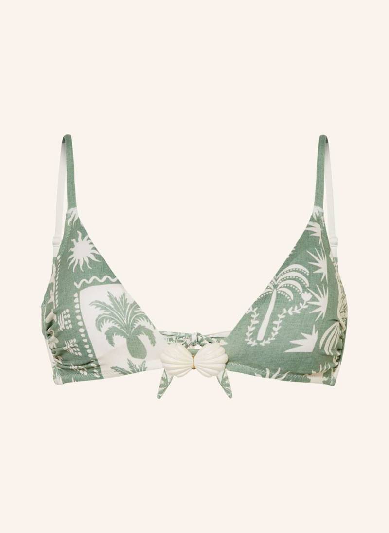 Watercult Bralette-Bikini-Top Rustic Med gruen von WATERCULT