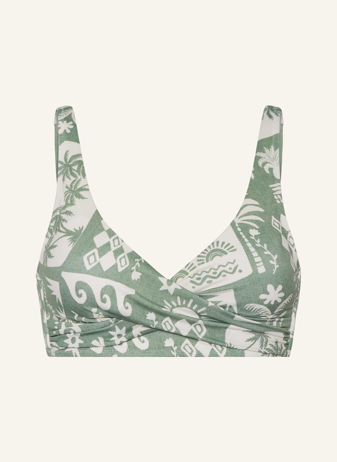 Watercult Bralette-Bikini-Top Rustic Med gruen von WATERCULT