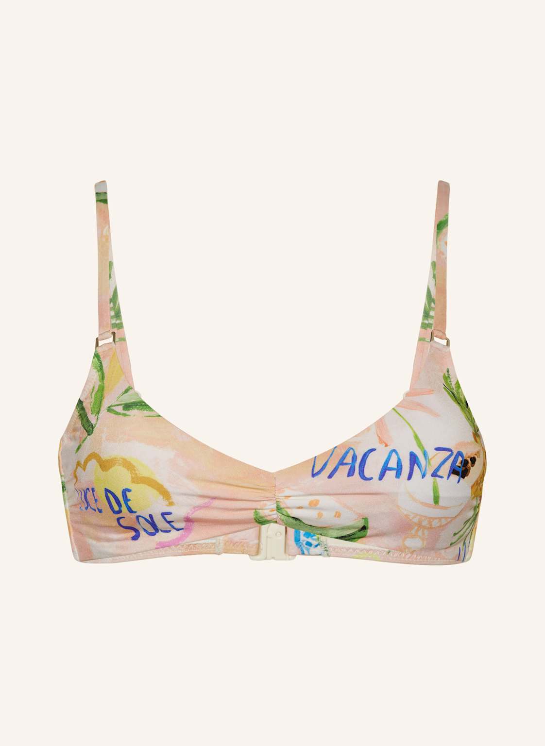 Watercult Bralette-Bikini-Top Vacation Fizz beige Watercult Bralette-Bikini-Top Vacation Fizz beige von WATERCULT
