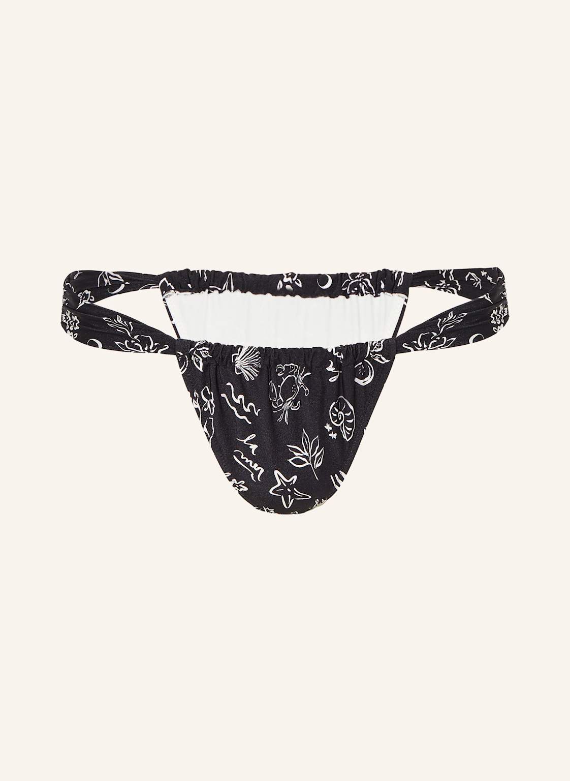 Watercult Brazilian-Bikini-Hose Café La Mer schwarz Watercult Brazilian-Bikini-Hose Café La Mer schwarz von WATERCULT