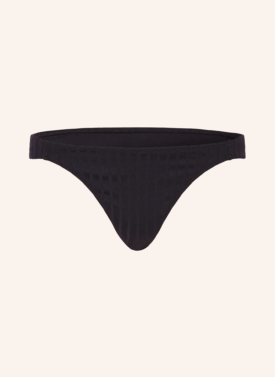 Watercult Brazilian-Bikini-Hose Henley Rib schwarz Watercult Brazilian-Bikini-Hose Henley Rib schwarz von WATERCULT