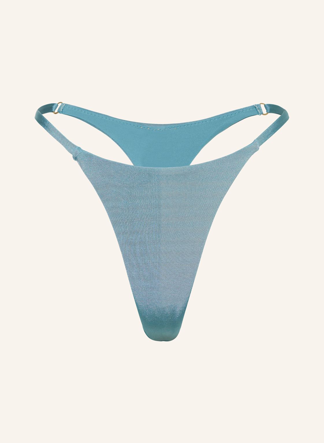 Watercult Brazilian-Bikini-Hose Shimmering Solids blau von WATERCULT