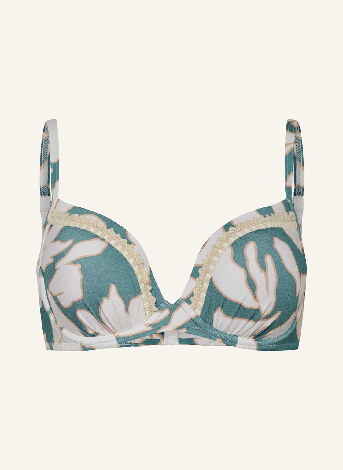 Watercult Bügel-Bikini-Top Floral Abstract blau von WATERCULT