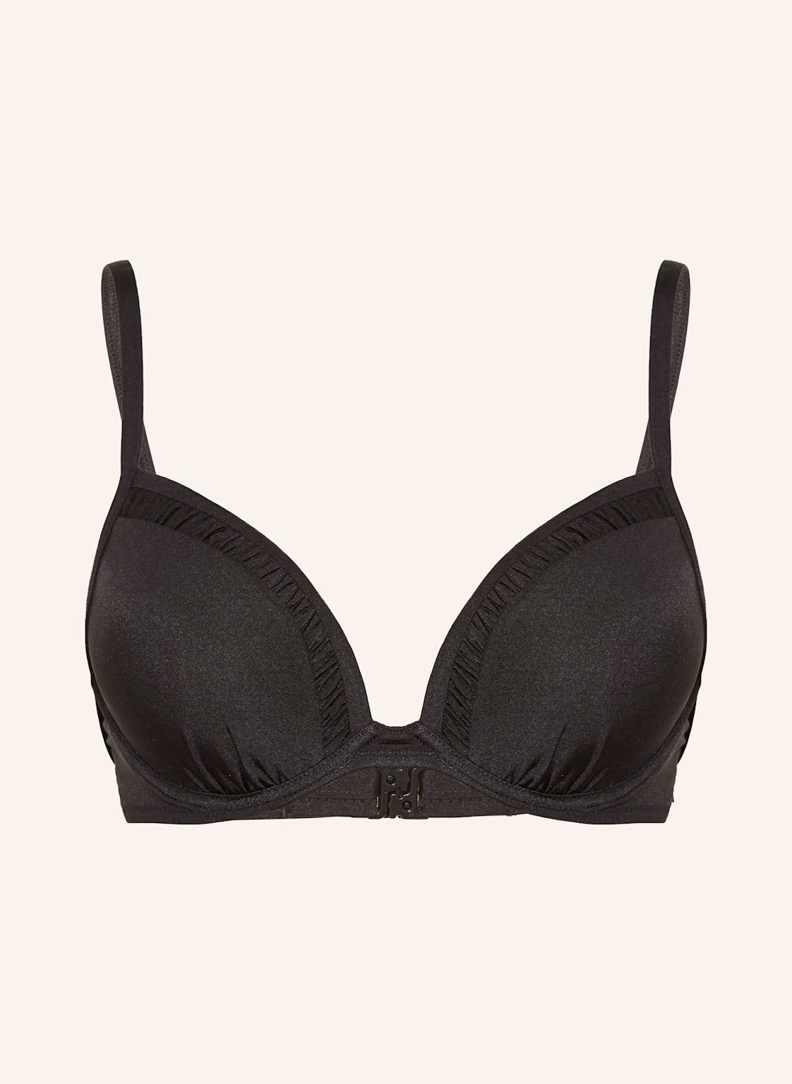 Watercult Bügel-Bikini-Top Shimmering Solids schwarz von WATERCULT