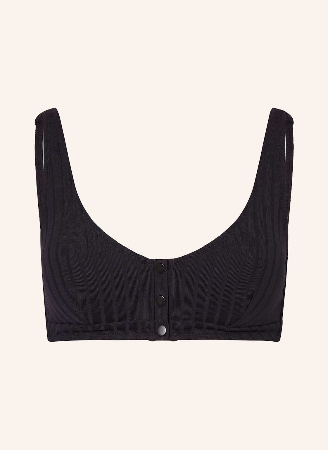 Watercult Bustier-Bikini-Top Henley Rib schwarz Watercult Bustier-Bikini-Top Henley Rib schwarz von WATERCULT