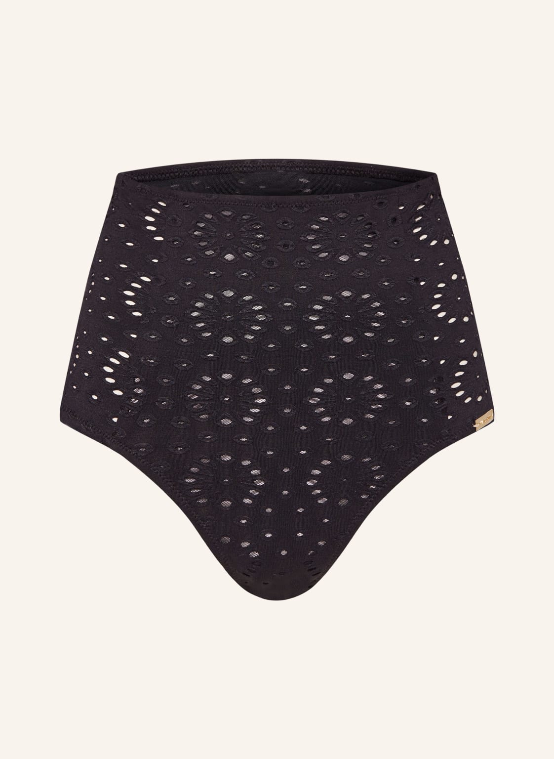 Watercult High-Waist-Bikini-Hose Riviera Notes schwarz Watercult High-Waist-Bikini-Hose Riviera Notes schwarz von WATERCULT