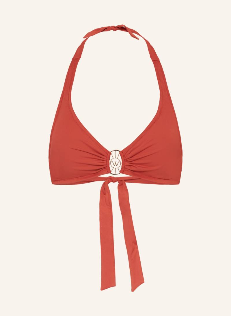 Watercult Neckholder-Bikini-Top The Essentials braun von WATERCULT