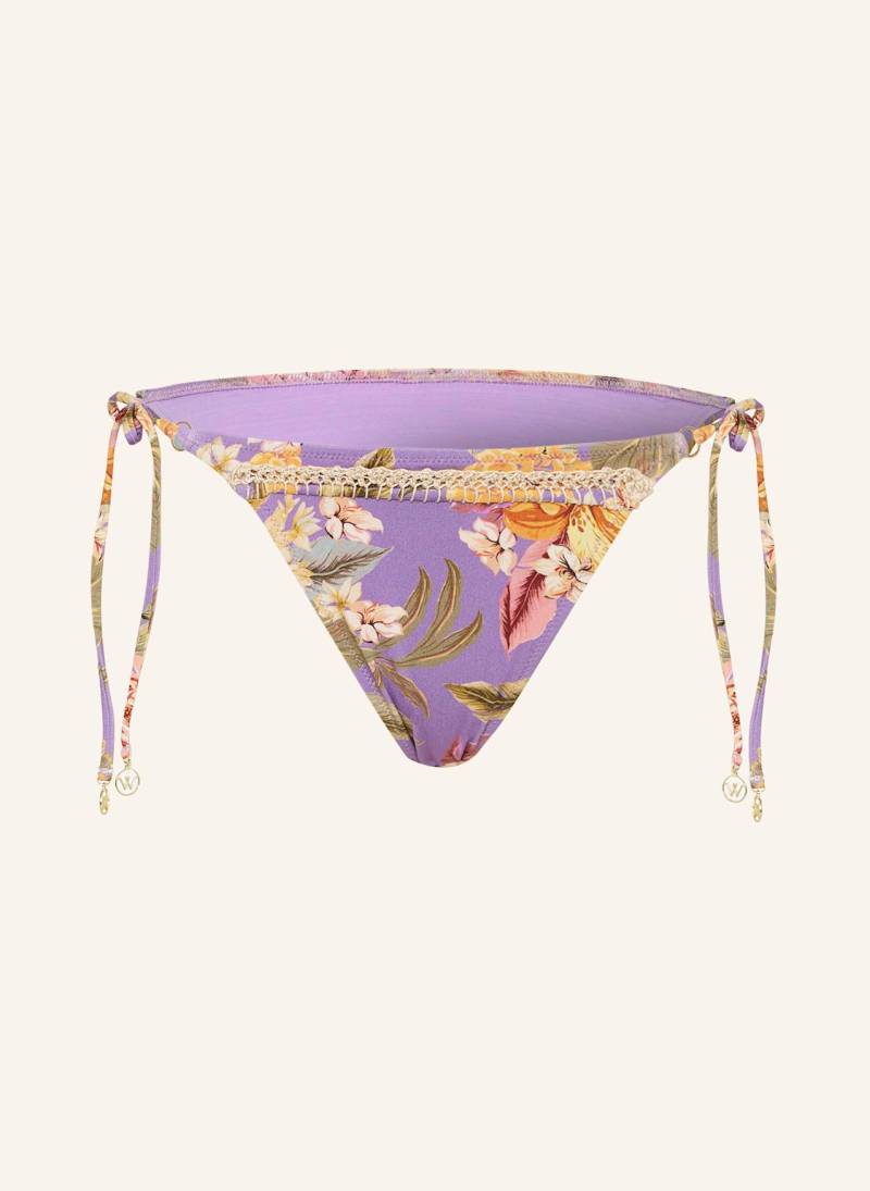 Watercult Triangel-Bikini-Hose Dreamscape Tropics lila von WATERCULT