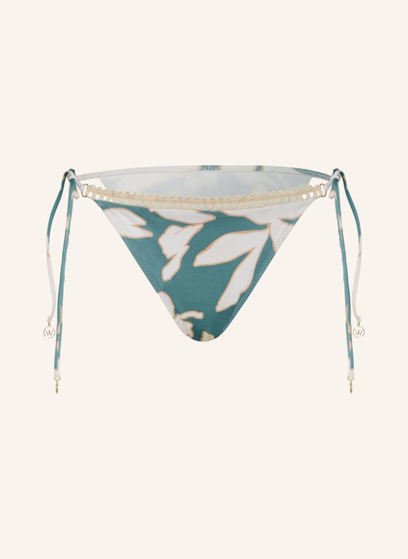 Watercult Triangel-Bikini-Hose Floral Abstract blau von WATERCULT