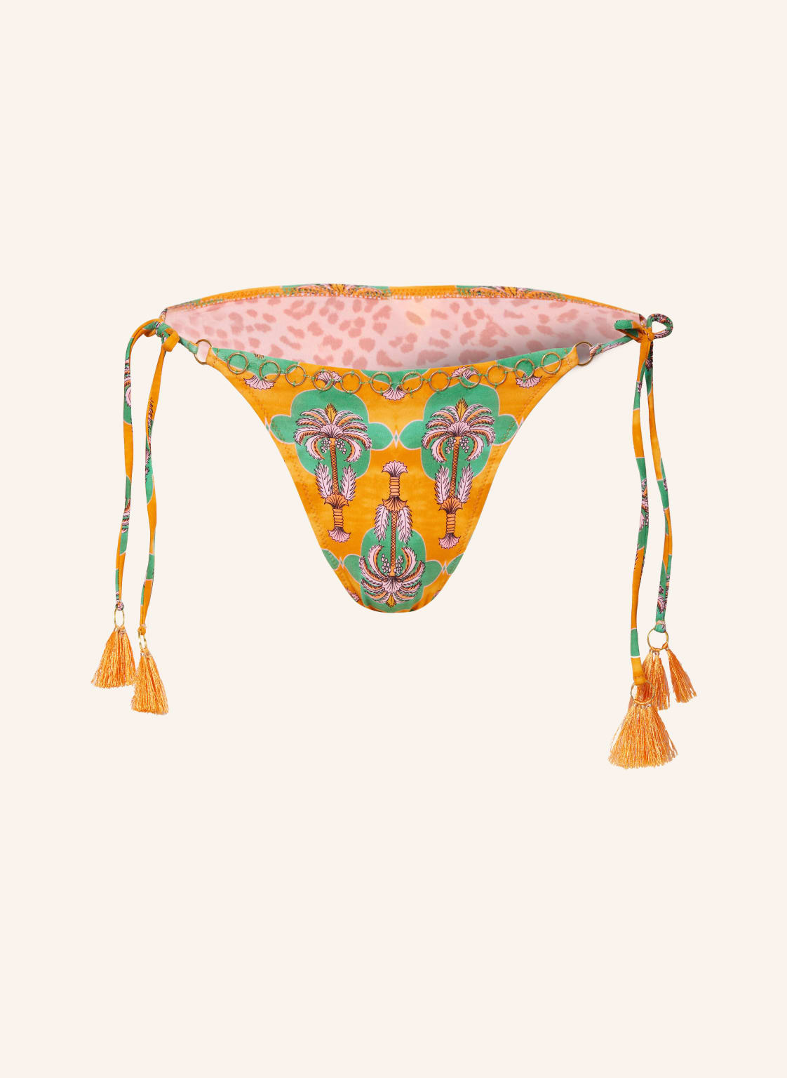 Watercult Triangel-Bikini-Hose Palm Festival orange von WATERCULT