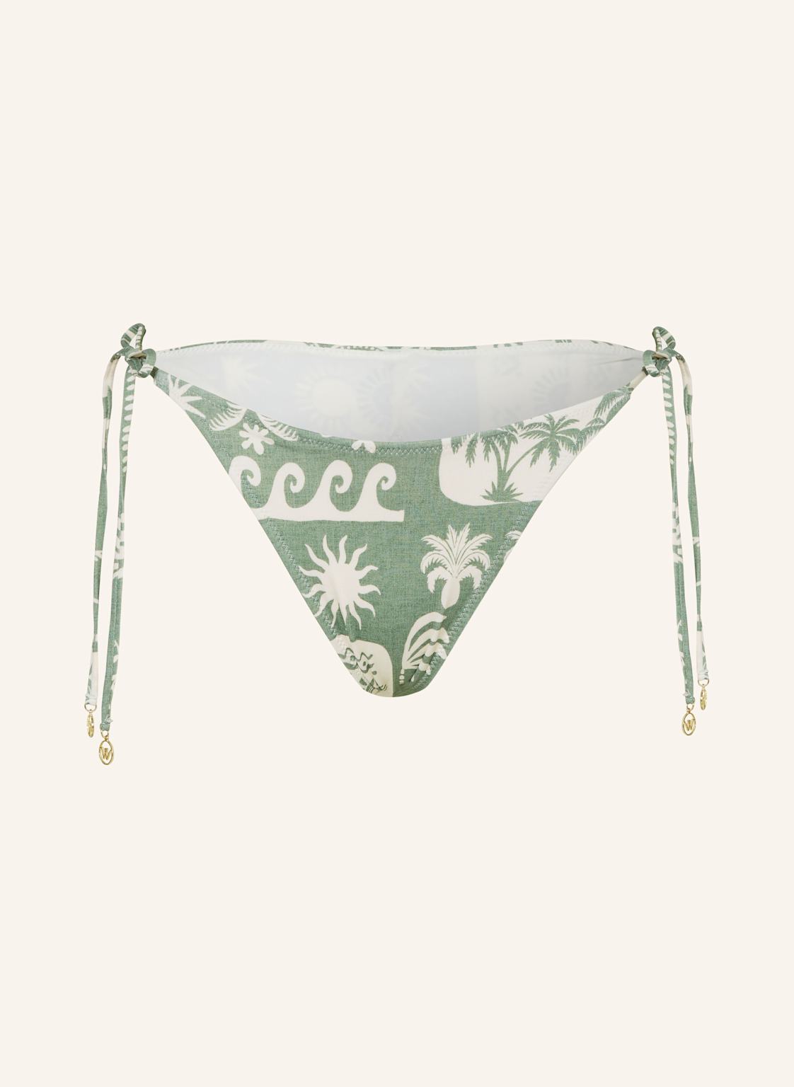 Watercult Triangel-Bikini-Hose Rustic Med gruen von WATERCULT