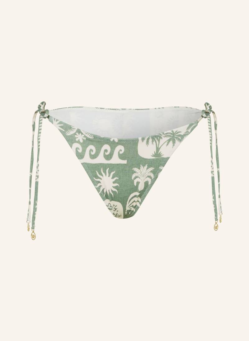 Watercult Triangel-Bikini-Hose Rustic Med gruen von WATERCULT