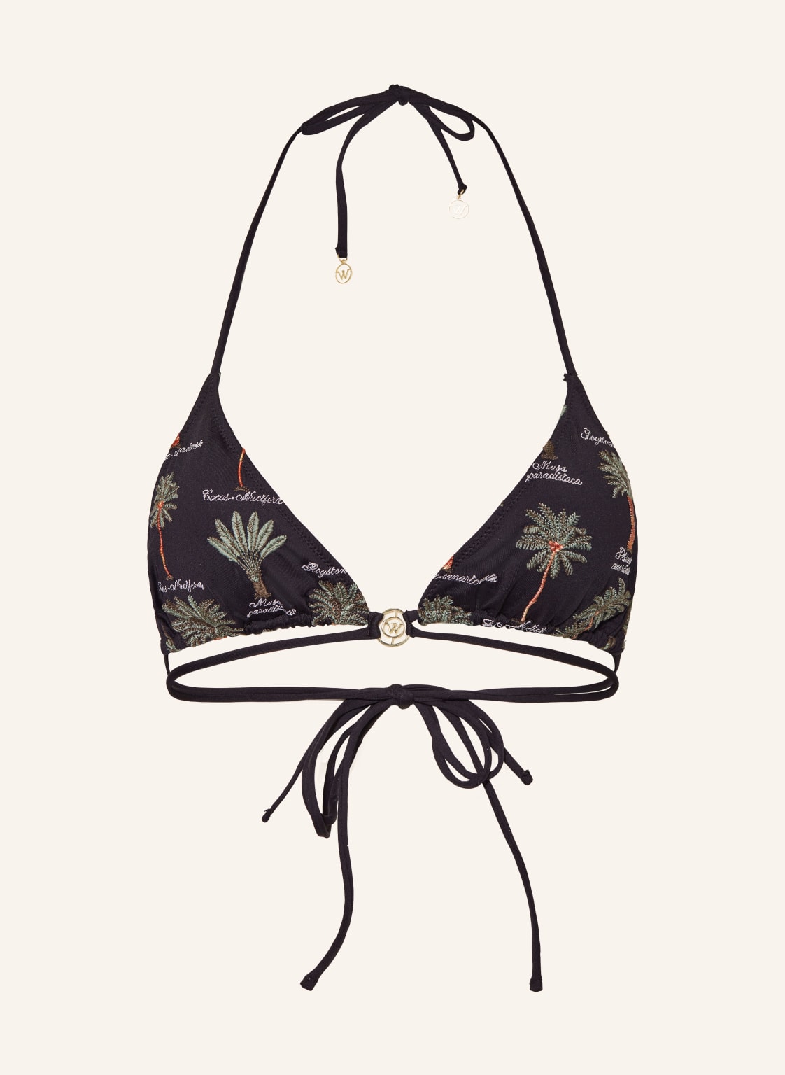 Watercult Triangel-Bikini-Top Art Herbaria schwarz Watercult Triangel-Bikini-Top Art Herbaria schwarz von WATERCULT