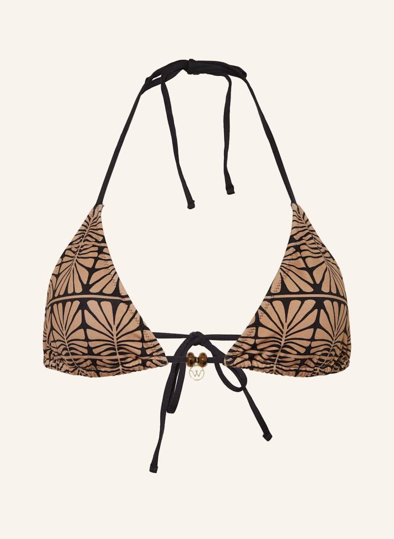 Watercult Triangel-Bikini-Top Artisan Vibe braun von WATERCULT