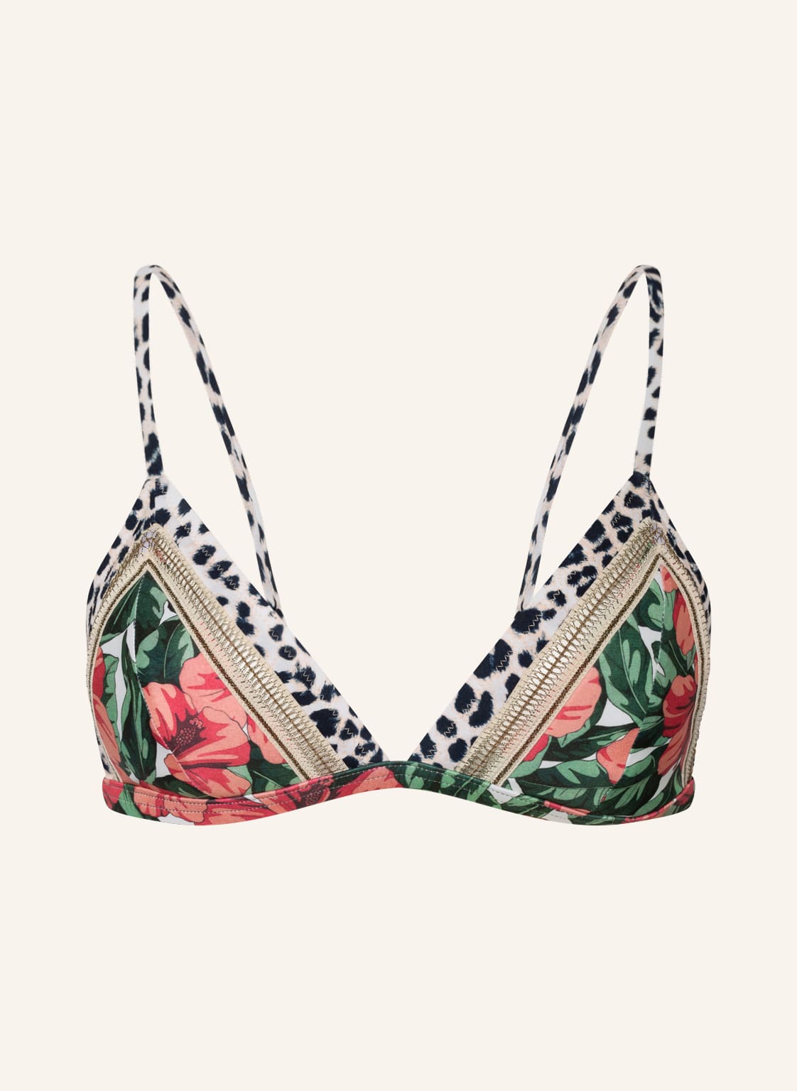 Watercult Triangel-Bikini-Top Hawaii rot von WATERCULT