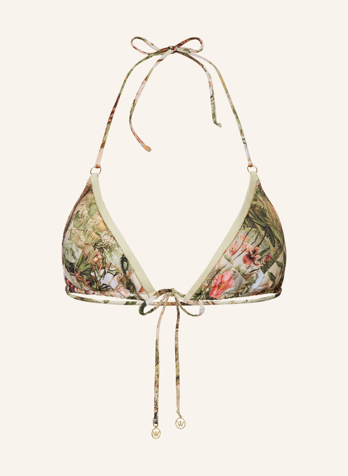 Watercult Triangel-Bikini-Top Lush Utopia gruen von WATERCULT