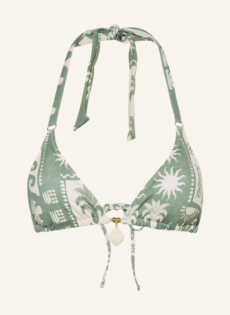 Watercult Triangel-Bikini-Top Rustic Med gruen von WATERCULT