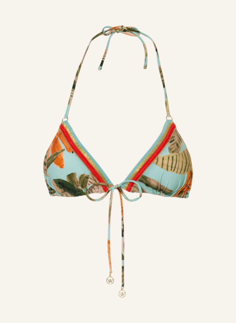 Watercult Triangel-Bikini-Top Vitamine Sea blau von WATERCULT