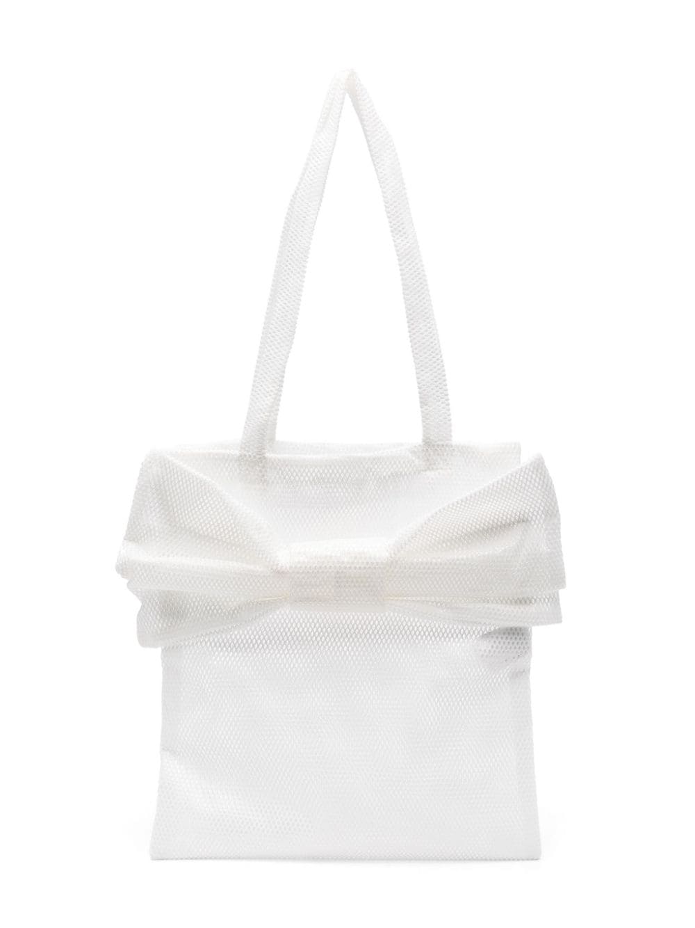 WAUW CAPOW by BANGBANG Big Bow shoulder bag - White von WAUW CAPOW by BANGBANG