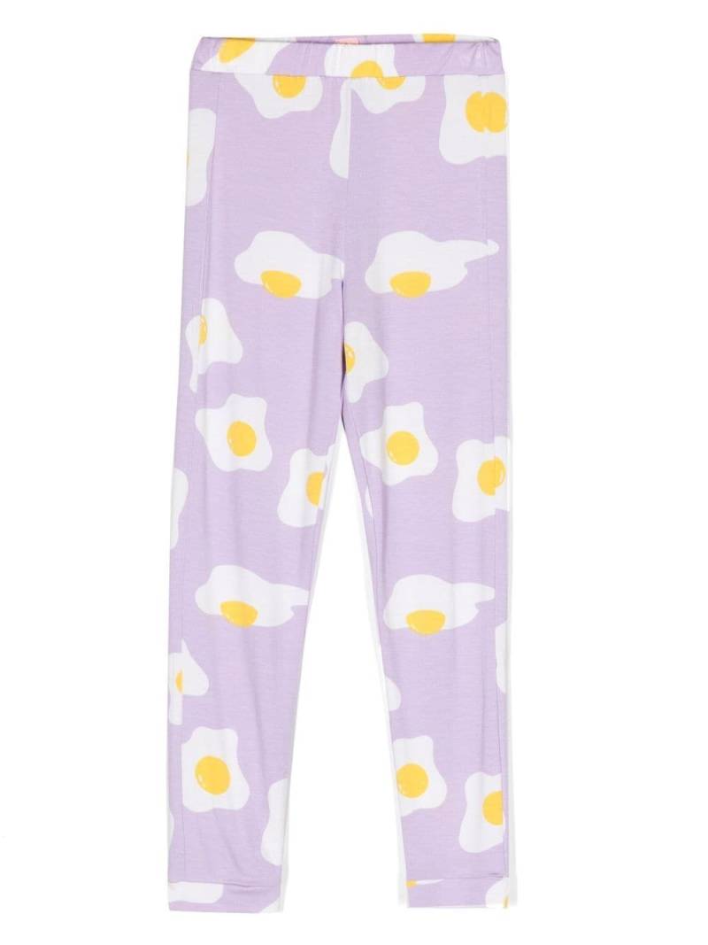 WAUW CAPOW by BANGBANG Camille egg-motif leggings - Purple von WAUW CAPOW by BANGBANG