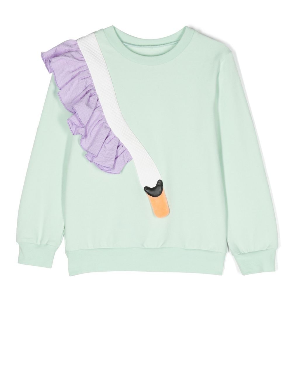 WAUW CAPOW by BANGBANG Dreamy Swan sweatshirt - Green von WAUW CAPOW by BANGBANG