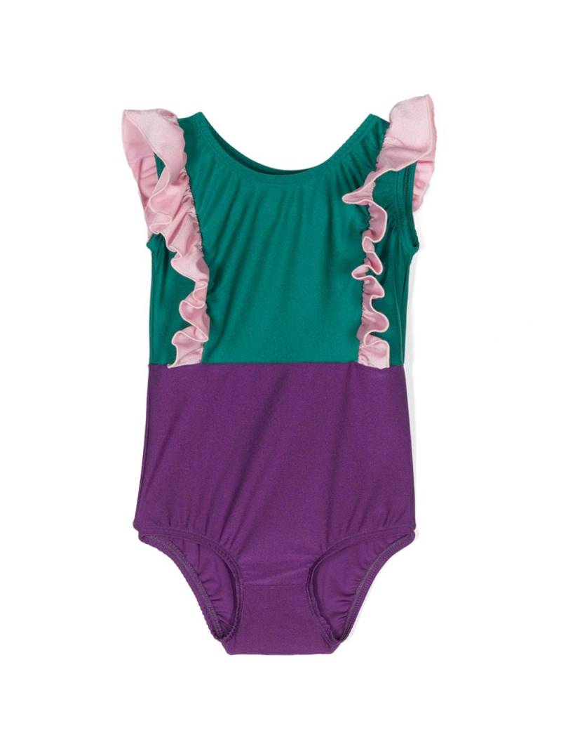 WAUW CAPOW by BANGBANG Harper ruffled swimsuit - Green von WAUW CAPOW by BANGBANG