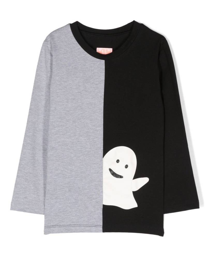 WAUW CAPOW by BANGBANG Hello Ghost long-sleeved T-shirt - Black von WAUW CAPOW by BANGBANG