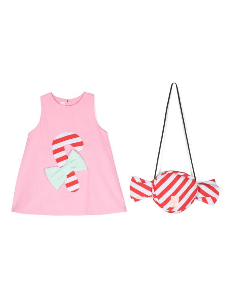 WAUW CAPOW by BANGBANG Kringle dress & Bon Bon Bag - Pink von WAUW CAPOW by BANGBANG