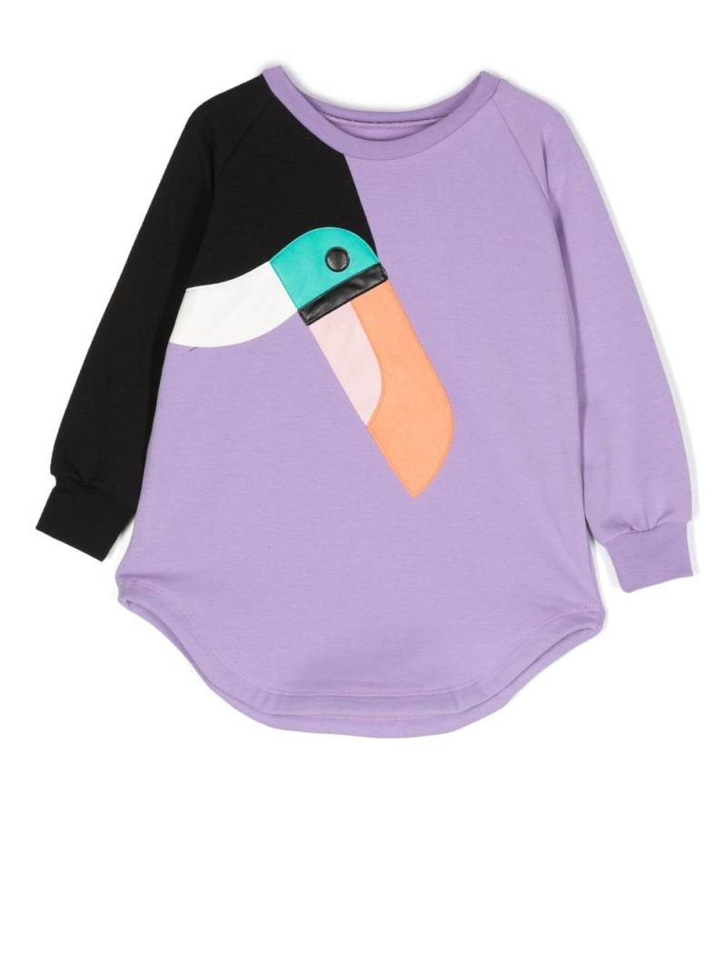 WAUW CAPOW by BANGBANG Love Bird jumper dress - Purple von WAUW CAPOW by BANGBANG