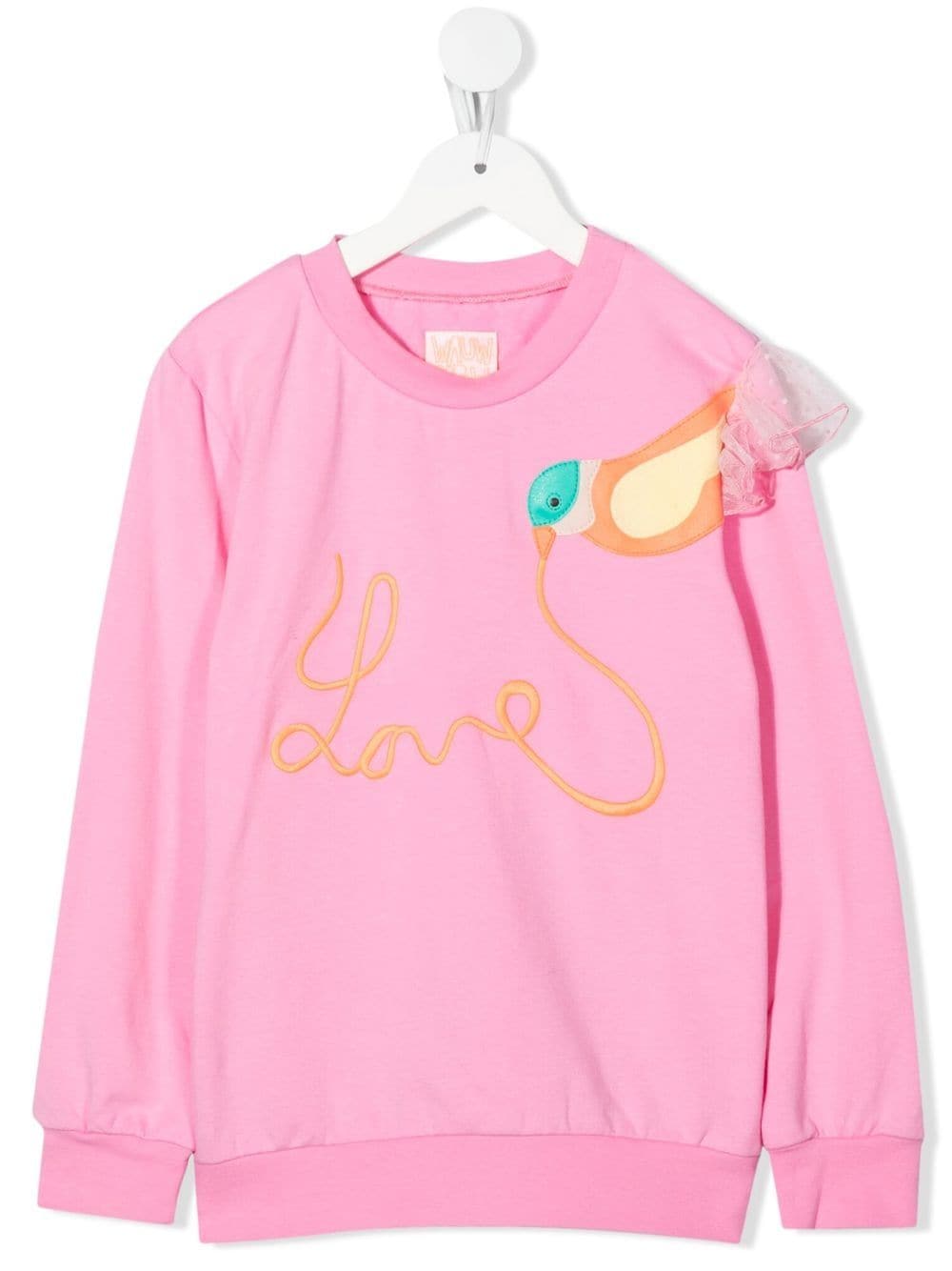 WAUW CAPOW by BANGBANG Lucia Love sweatshirt - Pink von WAUW CAPOW by BANGBANG