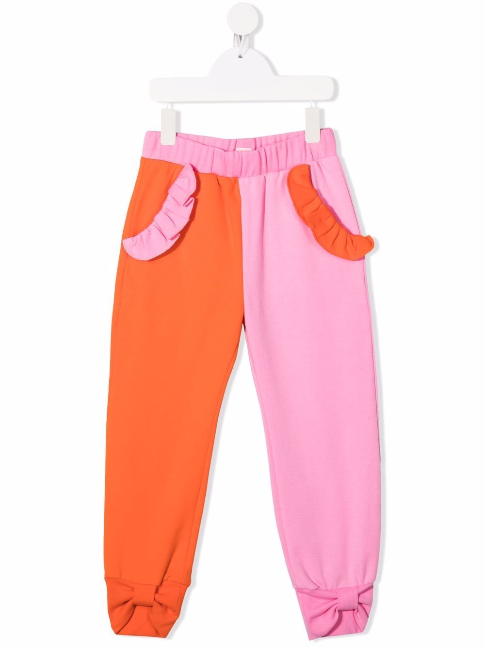 WAUW CAPOW by BANGBANG Pancy Fancy two-tone track pants - Pink von WAUW CAPOW by BANGBANG