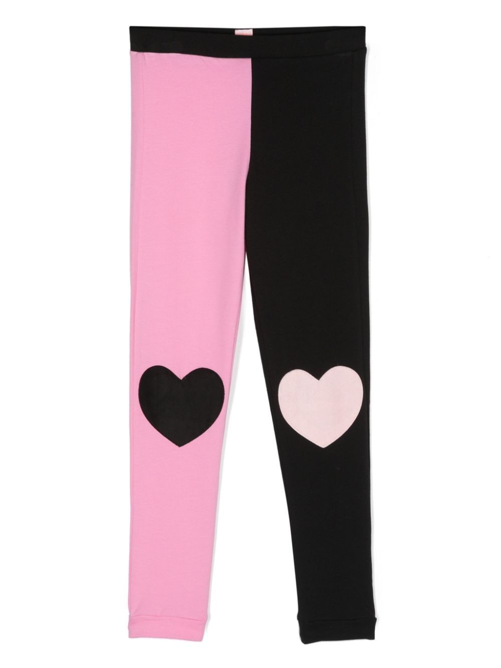 WAUW CAPOW by BANGBANG Sweet Knees Block cotton leggings - Black von WAUW CAPOW by BANGBANG