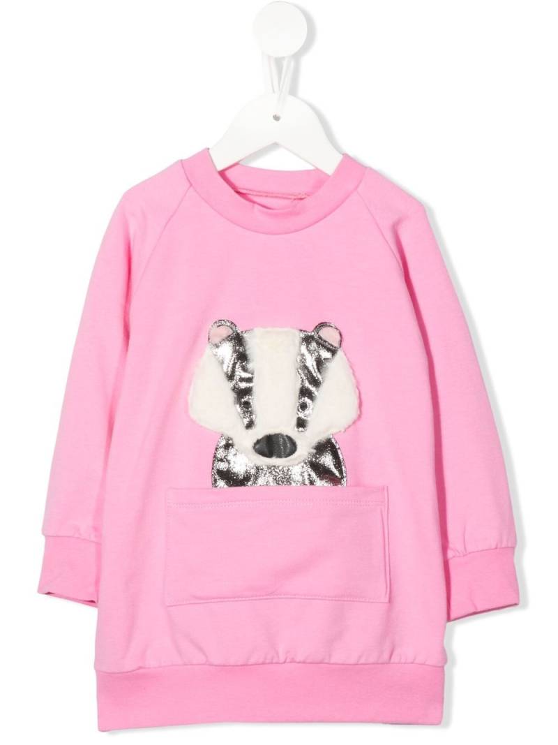 WAUW CAPOW by BANGBANG Tulla sweatshirt dress - Pink von WAUW CAPOW by BANGBANG