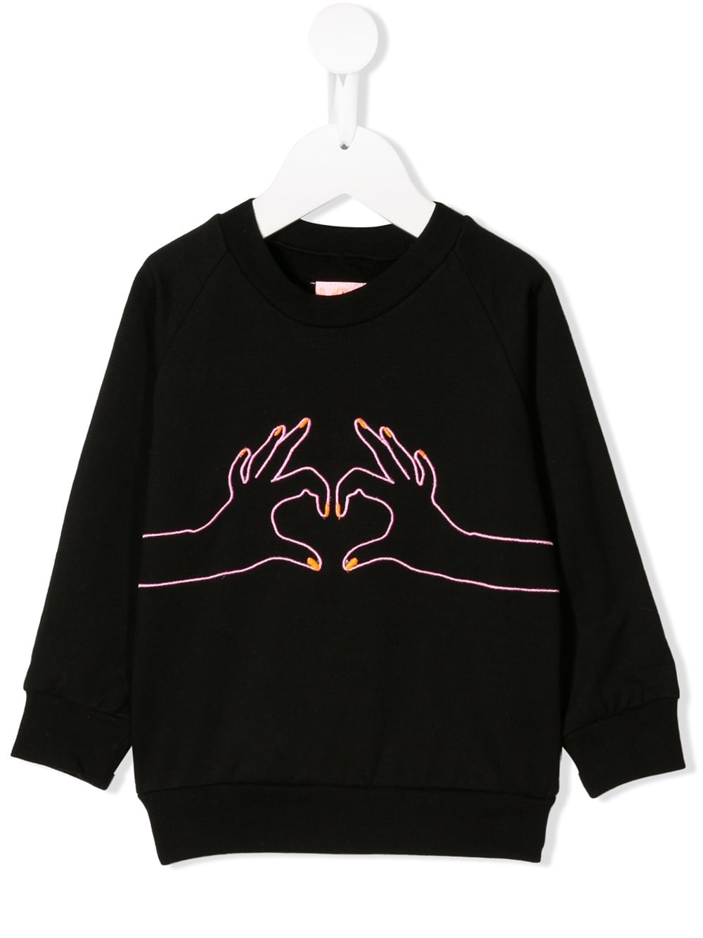 WAUW CAPOW by BANGBANG embroidered Love sweatshirt - Black von WAUW CAPOW by BANGBANG