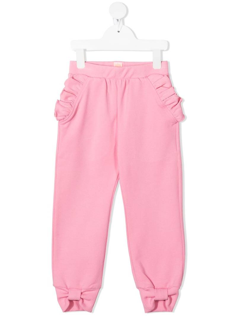 WAUW CAPOW by BANGBANG ruffle-trim track pants - Pink von WAUW CAPOW by BANGBANG