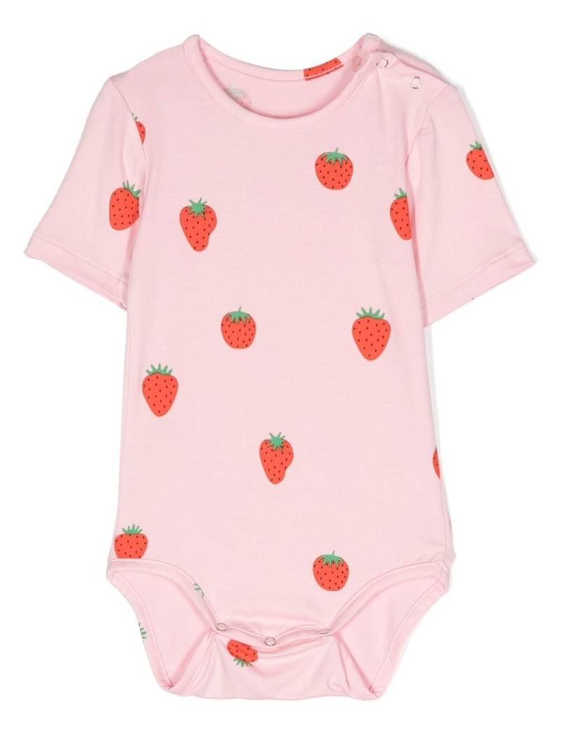 WAUW CAPOW by BANGBANG strawberry-print short-sleeved bodysuit - Pink von WAUW CAPOW by BANGBANG