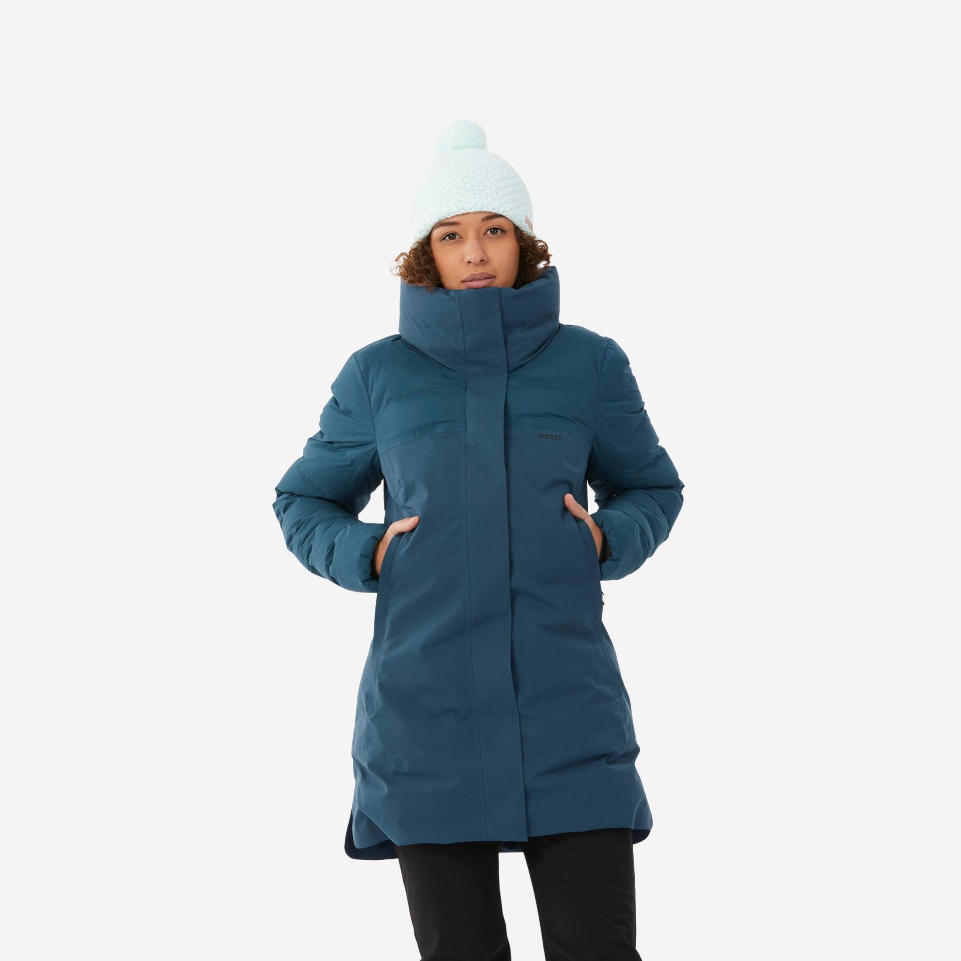 Jacke - 500 Damen Blau Bedruckt XS von WEDZE