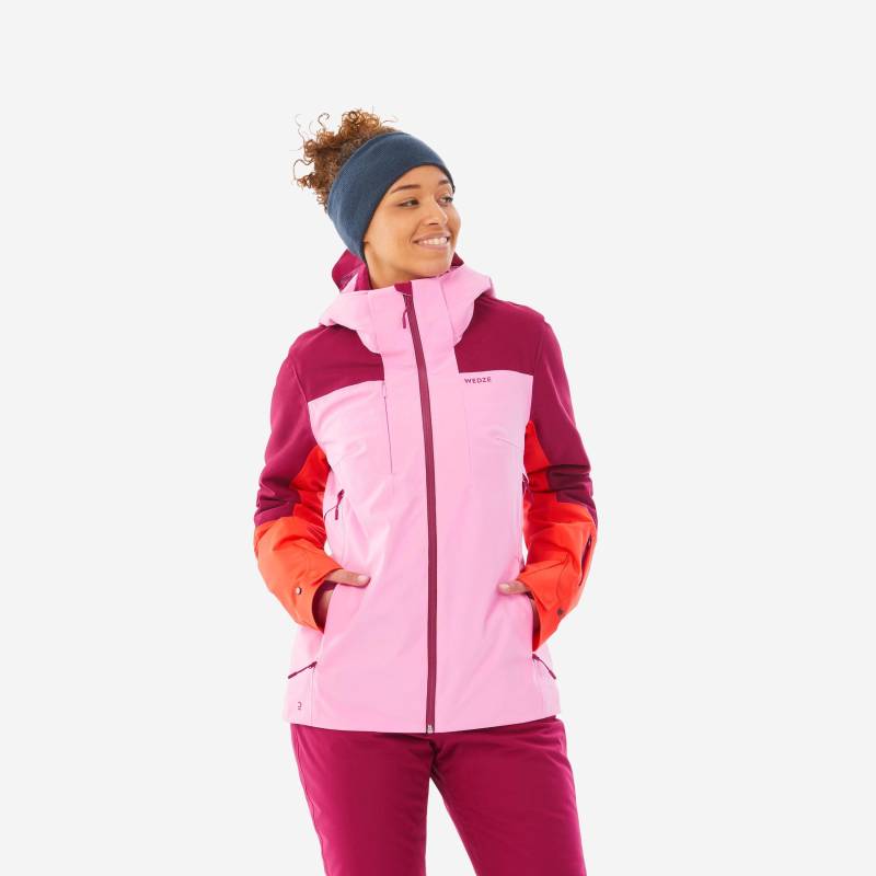 Skijacke 500 Sport Damen Dunkelrosa M von WEDZE