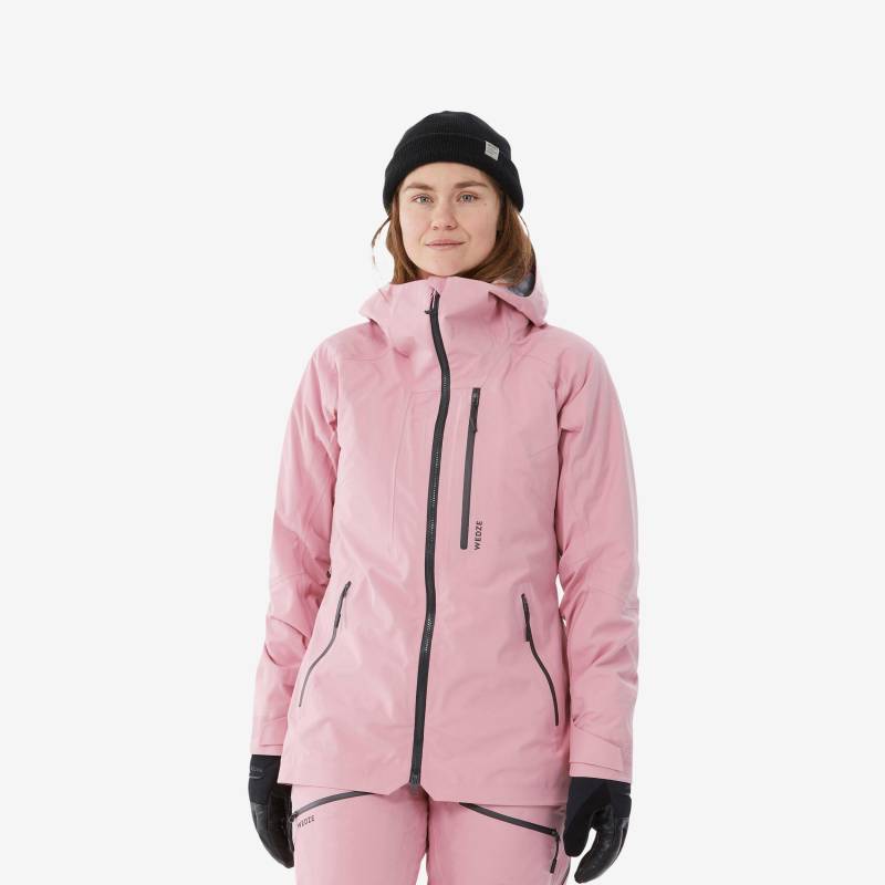 Skijacke Freeride - Fr 500 Damen Hellrosa 52/2XL von WEDZE