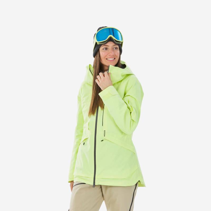 Skijacke Freeride - Fr100 Damen Gelb Bunt 52/2XL von WEDZE