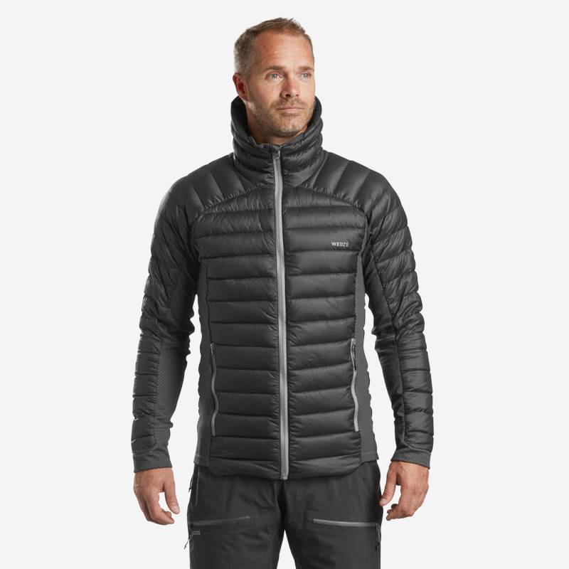 Daunenjacke - Fr900 Warm Herren Gewittergrau S von WEDZE