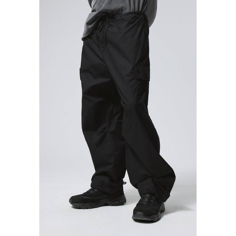 Cargohose, Regular Fit Herren Black S von WEEKDAY