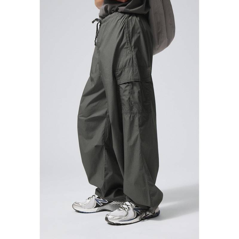 Cargohose, Regular Fit Herren Dunkelgrau M von WEEKDAY