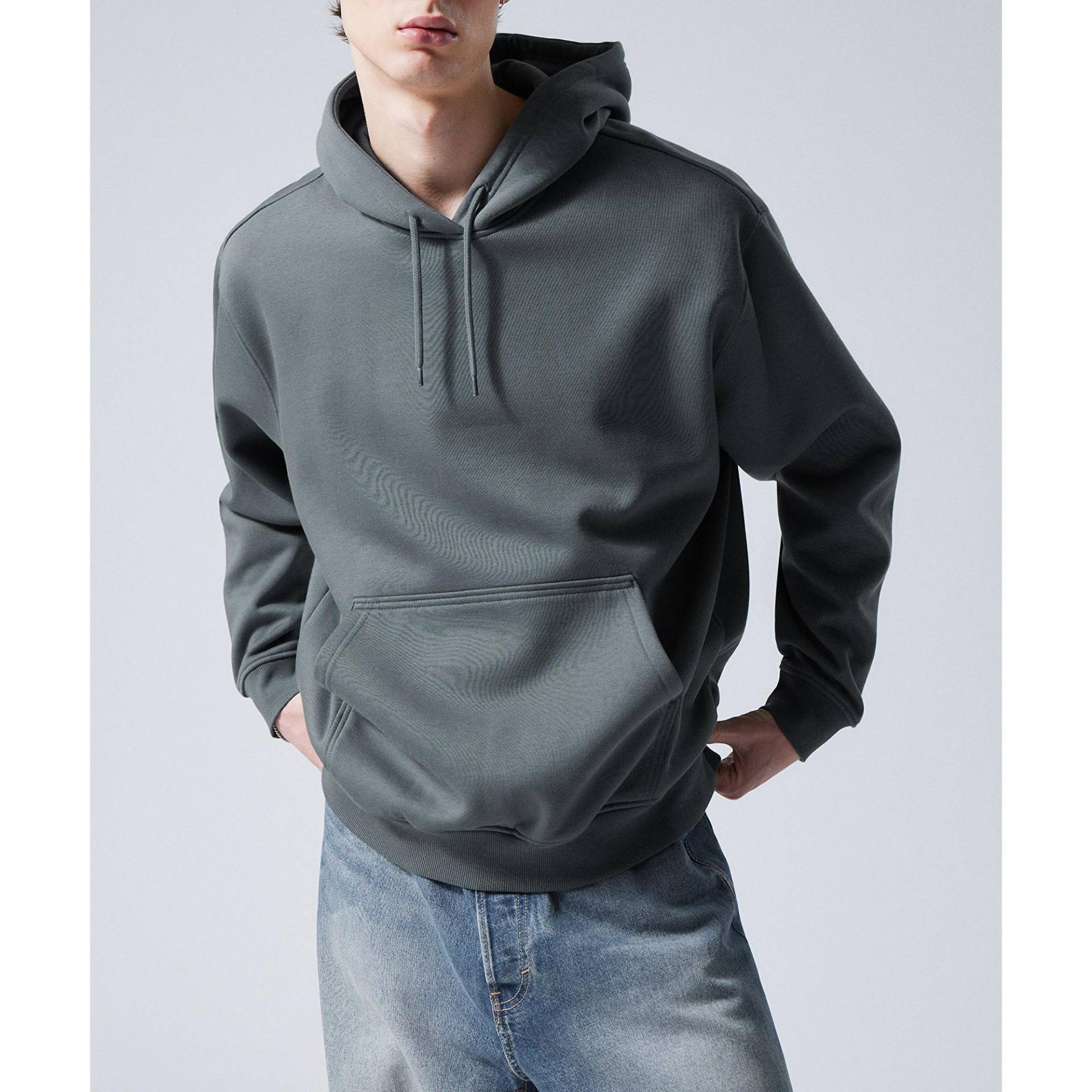 Hoodie Herren Grün XS von WEEKDAY